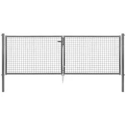 Gust. Alberts GmbH & Co. KG Gartentor zweiflügelig anthrazit RAL 7016, 1.000 mm