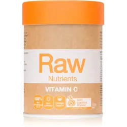 Amazonia Raw Nutrients Vitamin C Pulver zur Unterstützung des Immunsystems, für schöne Haut und Nägel sowie gesunde Zähne 120 g