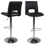Actona Barhocker SYLVIA 41,5 x 115 x 52 cm Schwarz
