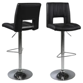 Actona Barhocker SYLVIA 41,5 x 115 x 52 cm Schwarz