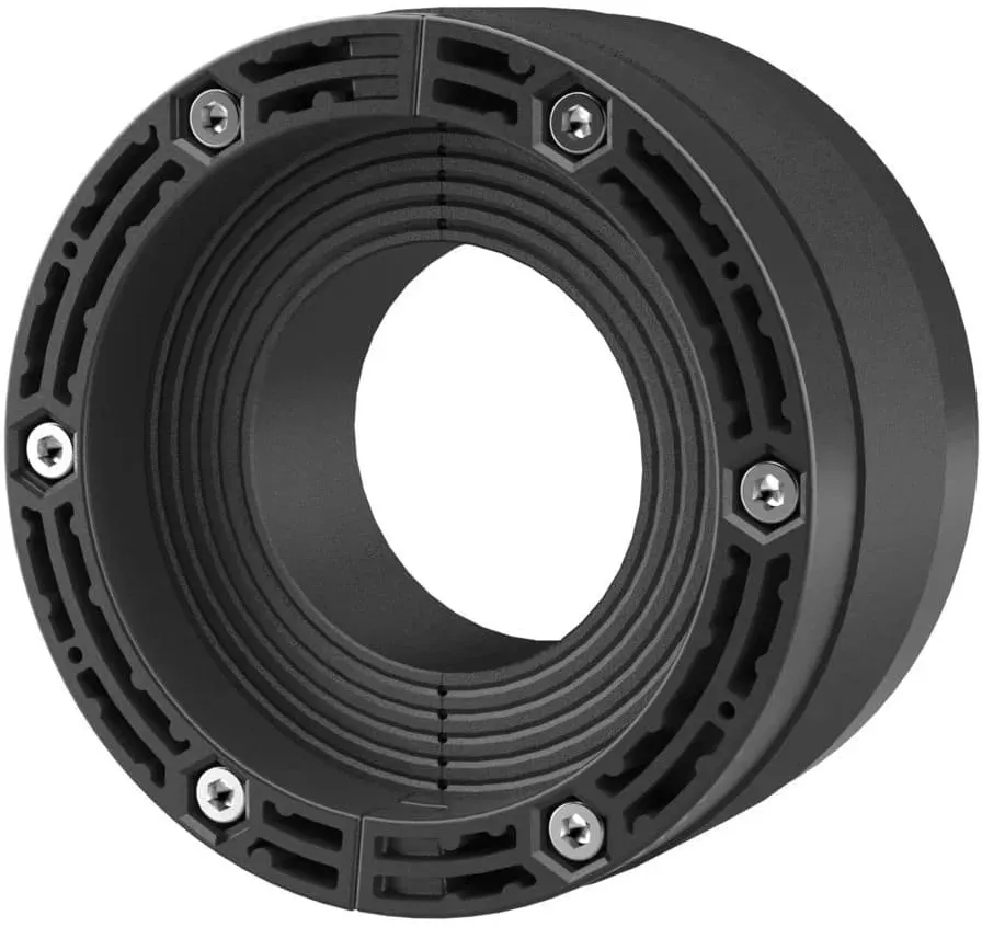 Hauff 3030300047 Standard-Ringraumdichtung mit Supersegmentringtechnik und Kunststoffpressplatten HRK150 SSG 1x70-112 b40 PAGF/A4/EPDM55