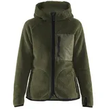 Blåkläder Damen Faserpelz-Kapuzenjacke "4727" - M - herbstgrün