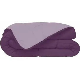 poyet motte made in france Poyet Motte Calgary Bettbezug Polyester Pflaume/Parma, Polyester, Prune/Parme, 260x240x1 cm