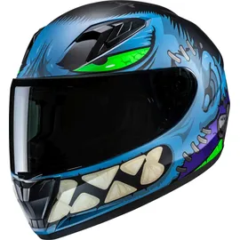 HJC Helmets Y10 Schwarz/Blau L