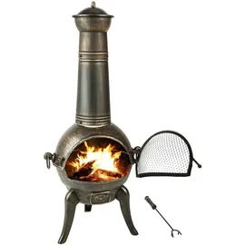 Tectake Terrassenofen aus Gusseisen