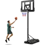 Costway Basketballkorb 170-305 cm Schwarz