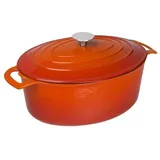 Vogue ovaler Schmortopf orange groß,