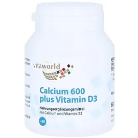 VITA-WORLD Calcium 600 plus Vitamin D3 Tabletten 60 St.