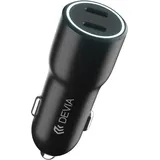Devia Autoladegerät Smart PD 2x USB-C 40W Schwarz