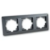 ChiliTec Abdeckrahmen 23053 3-fach Anthrazit