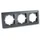 ChiliTec Abdeckrahmen 23053 3-fach Anthrazit