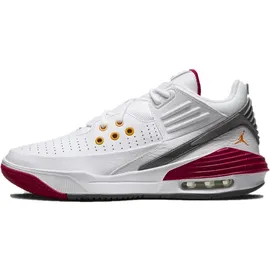 Jordan Nike Jordan Max Aura 5 White/Vivid Orange-Cardinal RED, 44 1⁄2