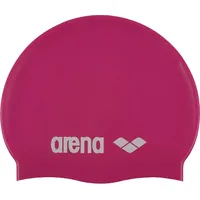 Arena Classic Silicone Badekappe Pink/Weiß Kinder