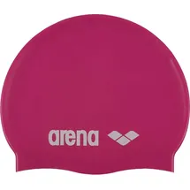Arena Classic Silicone Badekappe Pink/Weiß Kinder