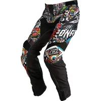 O'Neal Oneal Mayhem Crank Textilhose - Schwarz/Rot/Blau/Gelb / 32