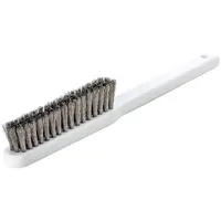 Lessmann Feinbürste L.225mm 0,15mm VA-Stahldraht gewellt 4-reihig