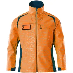 Softshelljacke "ACCELERATE SAFE" - L - orange/dunkelpetroleum