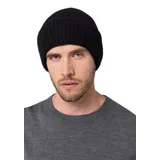 Style & Republic Beanie Kaschmir Chunky Beanie Herren schwarz