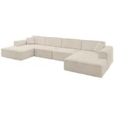 altdecor Wohnlandschaft IREA-U2-v3 - 386x165x77 cm Beige