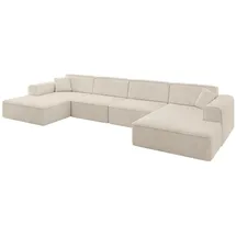 altdecor Wohnlandschaft IREA-U2-v3 - 386x165x77 cm Beige