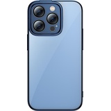 Baseus Glitter Series Magnetic Case iP14 (iPhone 14 Pro), Smartphone Hülle, Blau, Transparent