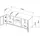 [en.casa] Kotka Lowboard 113 x 40 x 58 cm Schwarz Metall