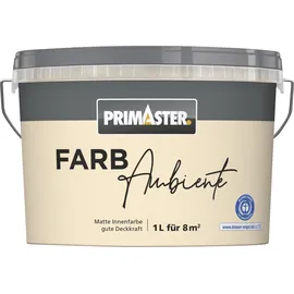 Primaster Farbambiente Wandfarbe matt Pfirsich 1 l