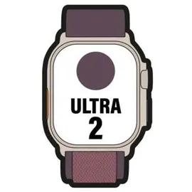 Apple Watch Ultra 2 GPS + Cellular 49 mm Titangehäuse natur, Alpine Loop indigo L