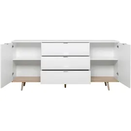 Finori Sideboard Göteborg 180 x 87 x 40 cm weiß