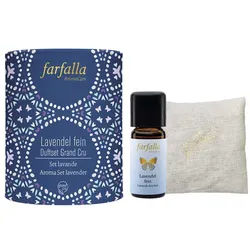 Farfalla Lavendel fein - Set Grand Cru Ätherisches Öl & Duftkissen Raumdüfte   