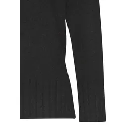 LASCANA Rundhalspullover Schwarz 40/42