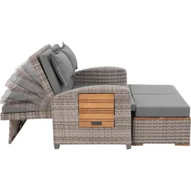 Greemotion Bahia Tobago Rattan-Lounge grau