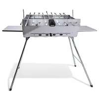 Grillpeter Mangal Astana mit Drehspießregler 9 Spieße 230V Alumotor