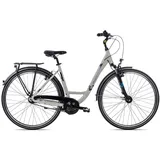 2R Manufaktur Cityrad TRX 7 Wave, 7 Gang Shimano Nexus 7 Rücktritt Schaltwerk, Nabenschaltung Rücktritt, Damenrad 28 Zoll tiefer Einstieg schwarz/grau schwarz 50 cm