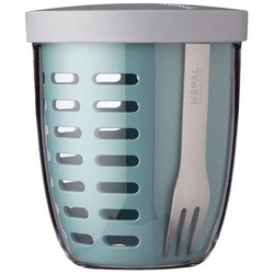 Mepal Lunchbox Ellipse Fruitpot 600 ml, Kunststoff, (1-tlg), spülmaschinenfest grün