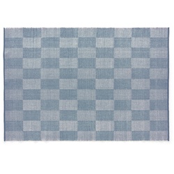 HAY - Check Teppich, 170 x 240 cm, hellblau S check