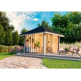 Palmako Pavillon Bianca 8,3 m2 Set 201 Slide - 28 mm Transparent tauchgrundiert