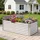 Fantask Hochbeet 181,5 x 94 x 60,5 cm Silber