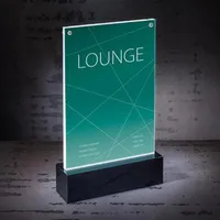 Sigel Tischaufsteller mit LED-Beleuchtung A5 »Luminous« TA422 transparent, 15.9x25.4x4.6
