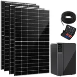 Solaranlage für die Steckdose: ON-Grid-Solarakku & 4x 440W Solarmodule