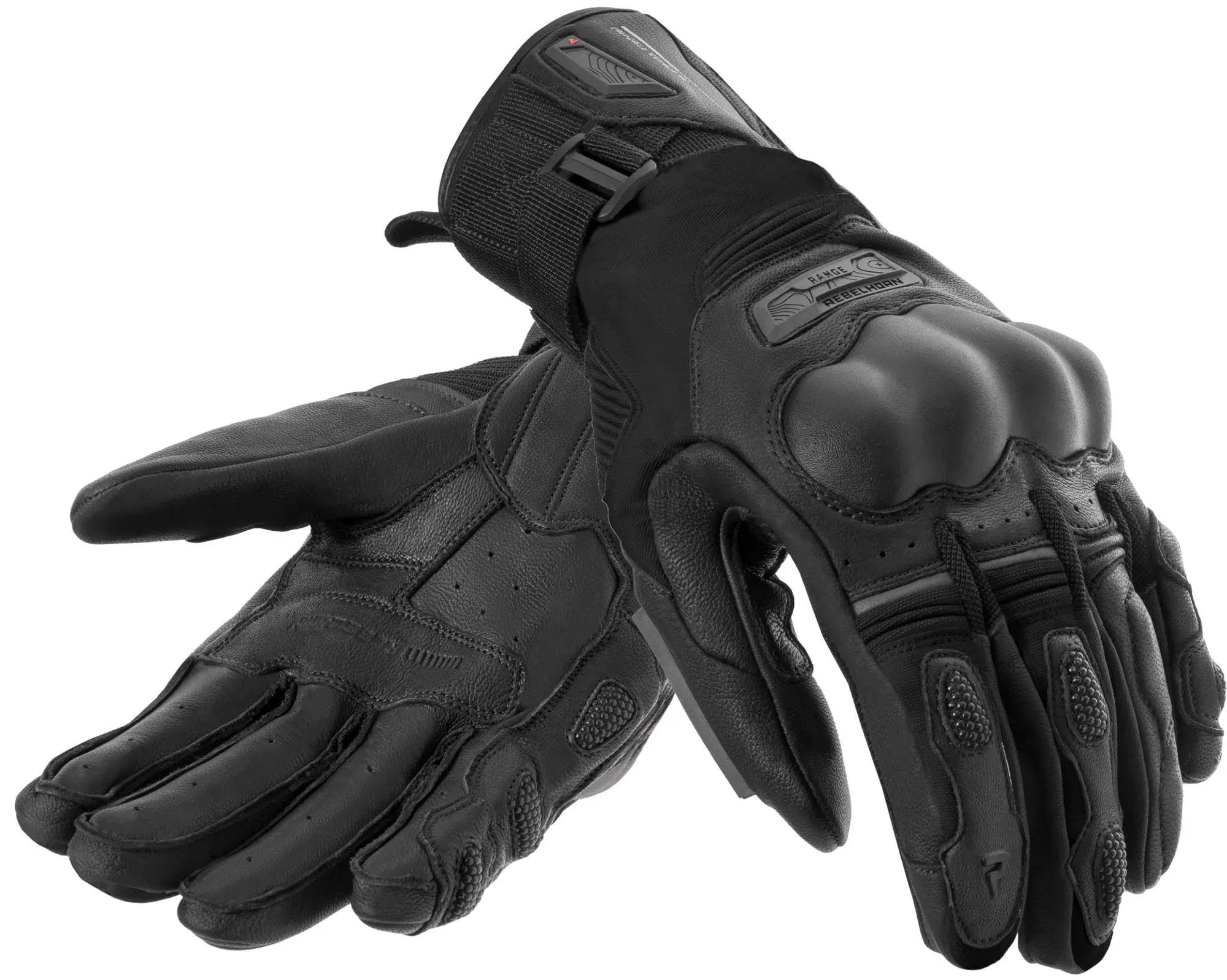 Rebelhorn Range Motorrad Handschuhe, schwarz, Größe M für Männer