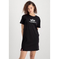 Alpha Industries Shirtkleid »ALPHA INDUSTRIES Women - T-Shirts Basic T Long Wmn«, schwarz Regular Fit M