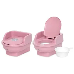 Lorelli Töpfchen Throne Handauflage, beweglicher Deckel herausnehmbarer Behälter rosa Wolke