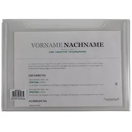 FolderSys Dokumententasche DIN A5 transparent glatt 0,20 mm, 1 St.
