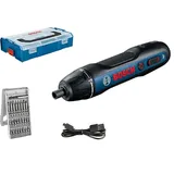 Bosch Professional GO Akku-Stabschrauber inkl. L-Boxx + Akku 1.5Ah + Zubehör (06019H2102)
