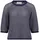 Cartoon Strickpullover Dunkelblau/Weiß 46