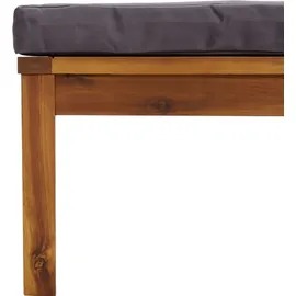 vidaXL Garten-Lounge-Set 8-tlg. grau Akazie