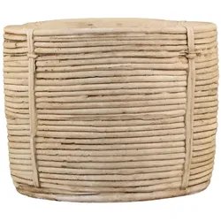 Chic Antique Corte Übertopf mit Streben Muster, H20,5/Ø26 cm, antik natur