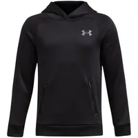 Under Armour Pro Fleece Hoodie Jungen 001 black/castlerock XS