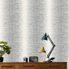 Rasch Textil Vliestapete 10,05m x 0,53m 413809 grau/silber/weiß